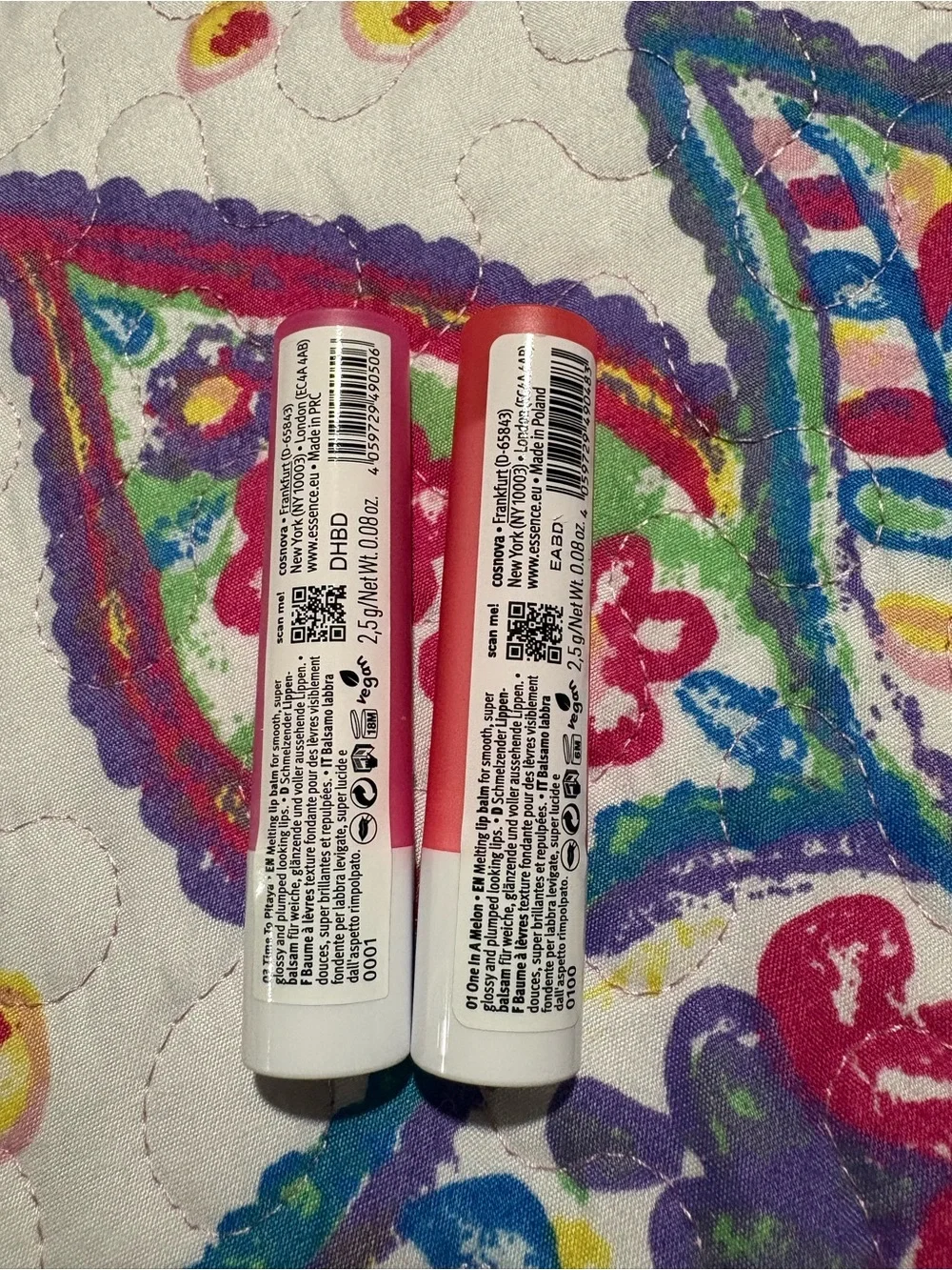 essence Juicy Bomb Glossy Butter Balm Lip Care - Pink & Coral